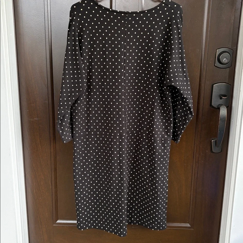 NWT MASAI Copenhagen Gizina Dress Black Polka Dot Size Medium